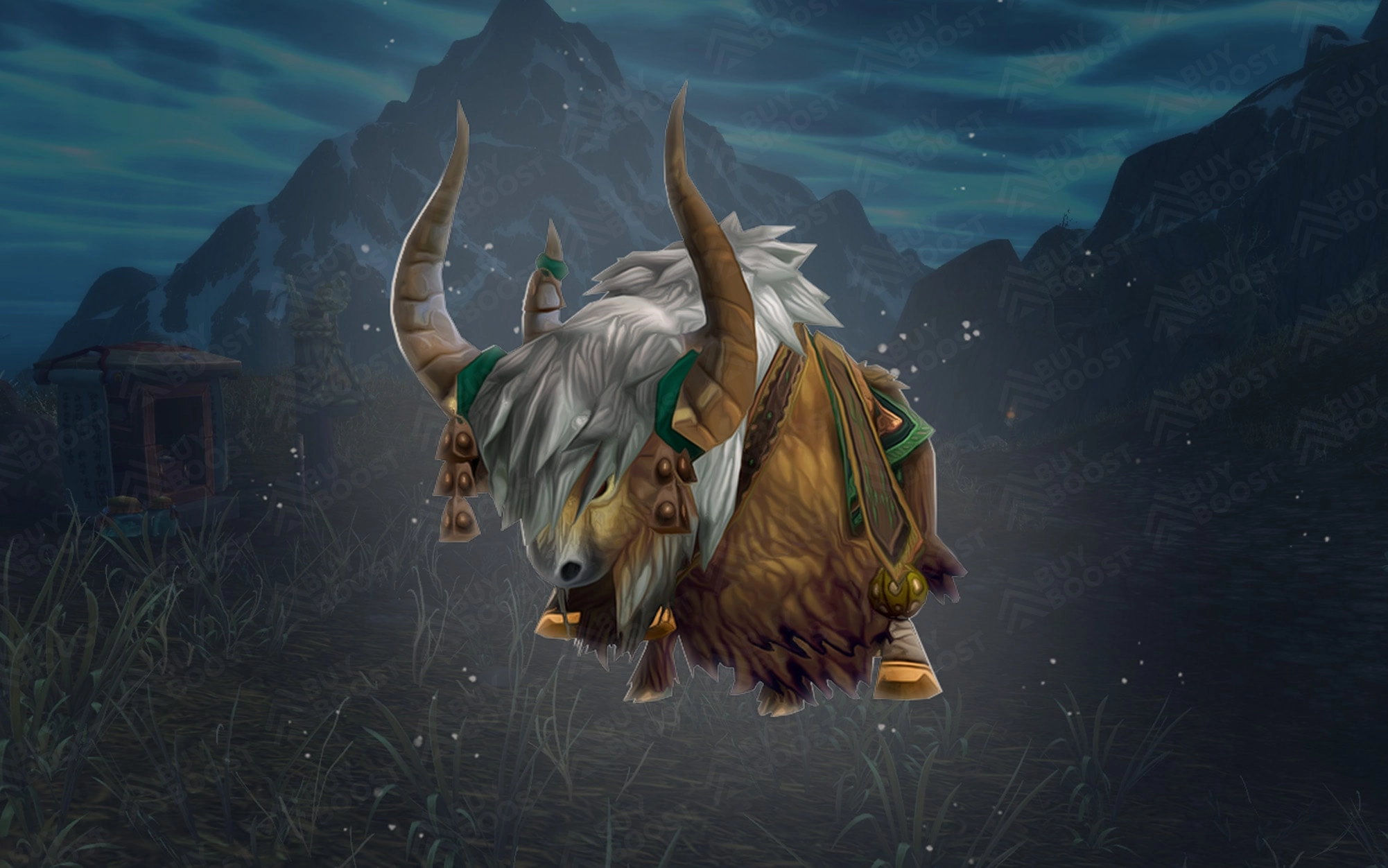 Reins of the Blonde Riding Yak Mount